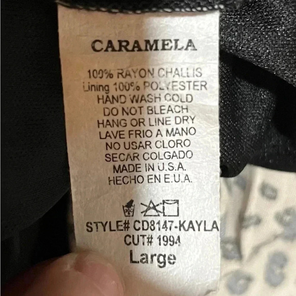 Caramela large animal print halter dress. - Picture 9 of 10